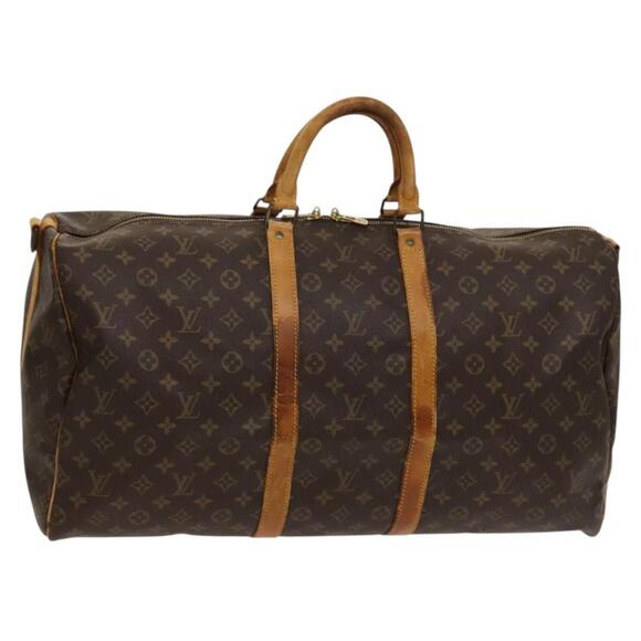 LOUIS VUITTON Monogram Keepall Bandouliere 55 Boston Bag M41414 - Picture 1 of 16